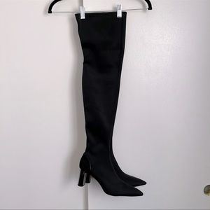 Zara thigh high boots